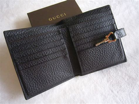 plain black gucci wallet|vintage gucci wallet black leather.